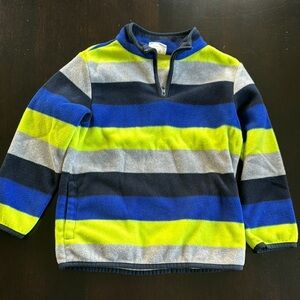 Crazy 8 Blue and Green fleece for Cozy Style